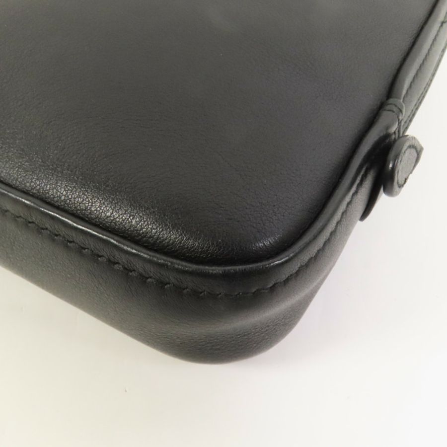 BALENCIAGA 牛皮皮革Triangle Clutch手拿包-10