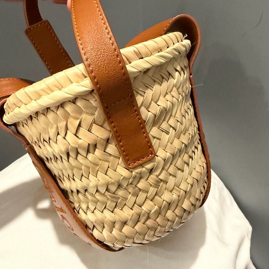 Chloe woody mini 手提 草編包 斜背包-32
