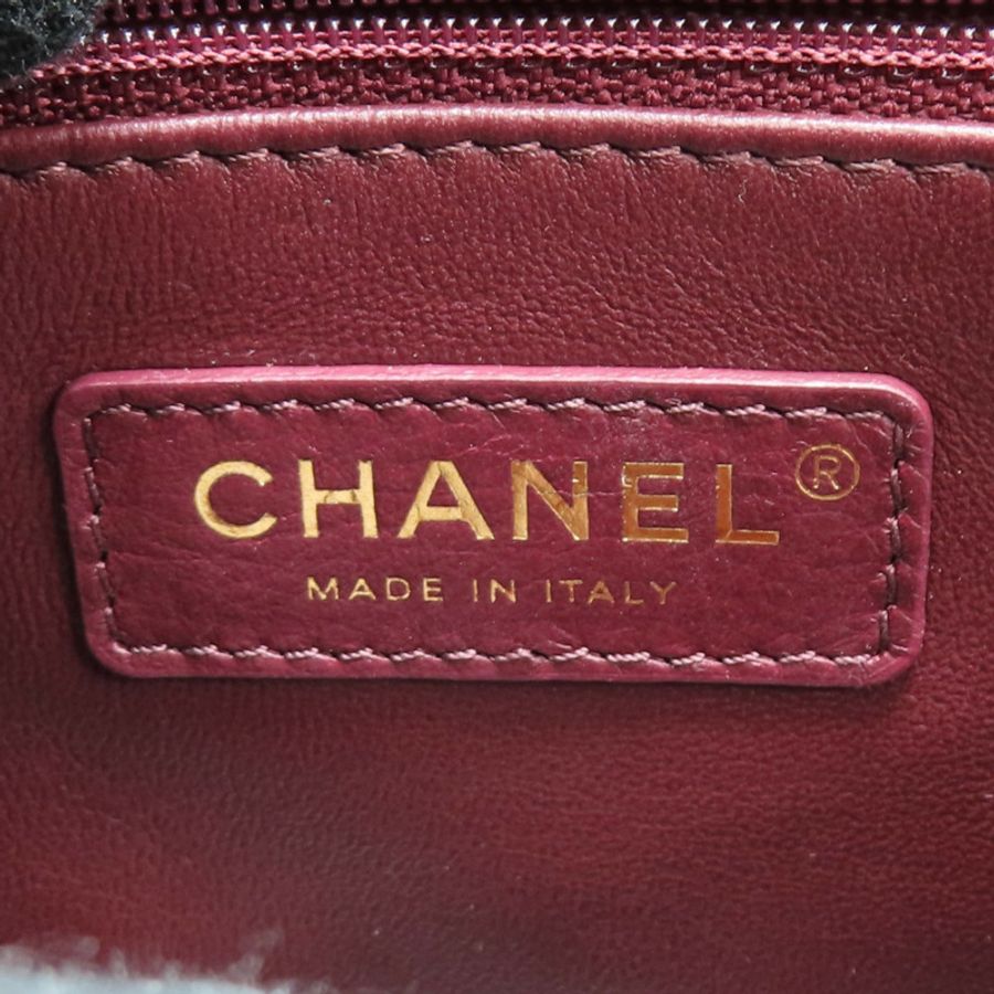 黑色 荔枝紋 牛皮 COCO Handle Maxi 兩用包 金扣【CHANEL 香奈兒】-8