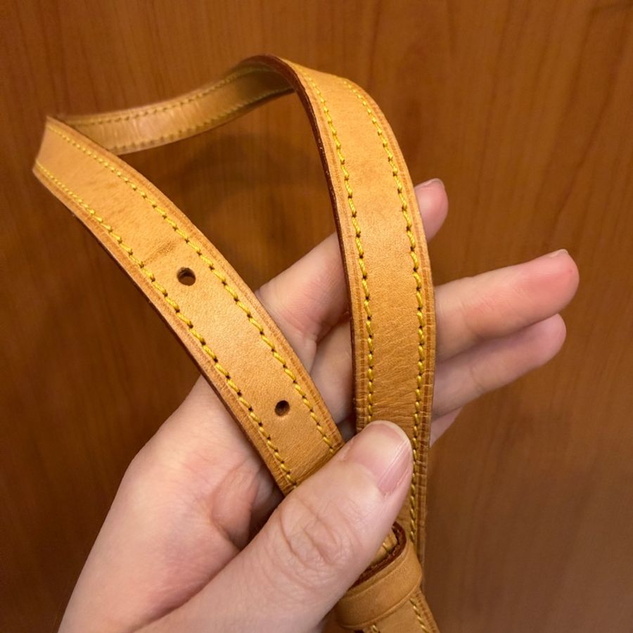 LV 本染皮可調節背帶-2