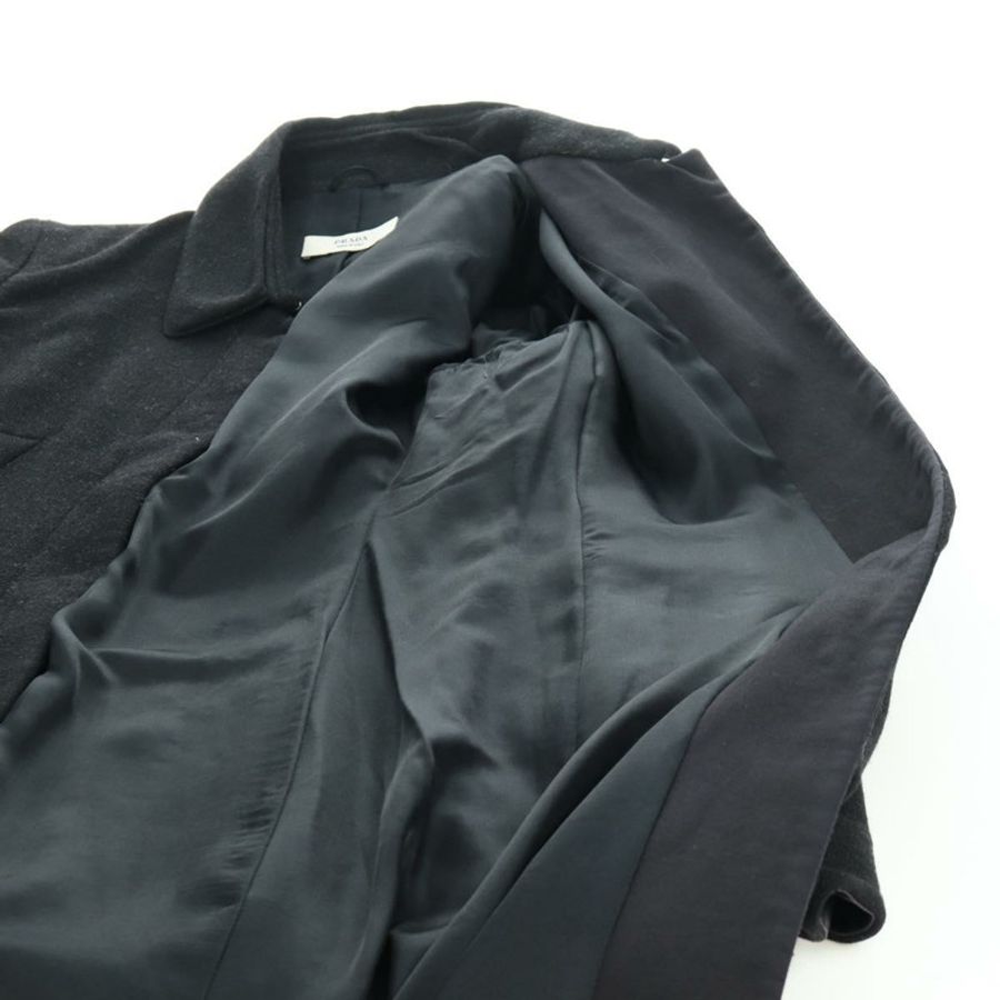 【日本直送】PRADA 長版羊毛大衣 灰色 正品 158570M-9