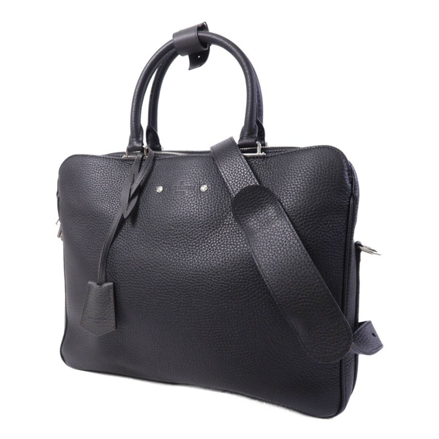 LOUIS VUITTON Taurillon Armand Briefcase銀扣手挽肩背兩用袋-2