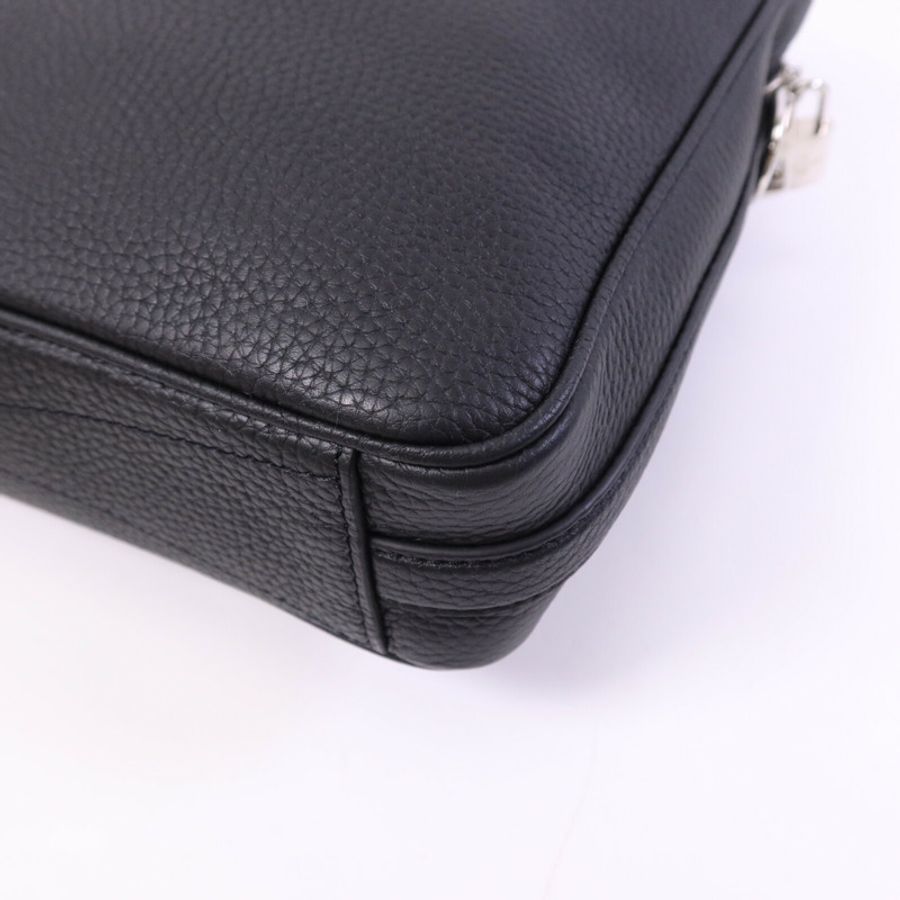 LOUIS VUITTON Taurillon Armand Briefcase銀扣手挽肩背兩用袋-14