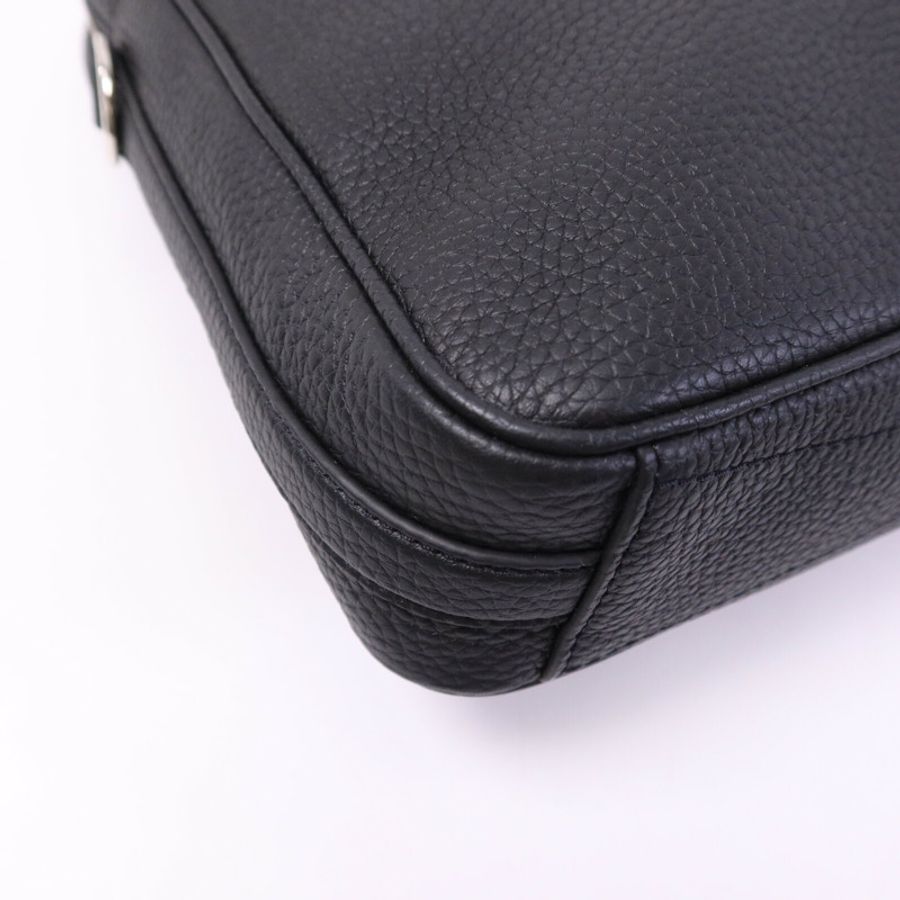 LOUIS VUITTON Taurillon Armand Briefcase銀扣手挽肩背兩用袋-15