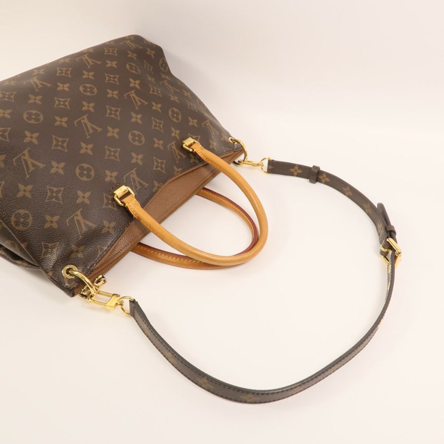 LOUIS VUITTON Monogram Pallas MM金扣手挽肩背兩用袋-7