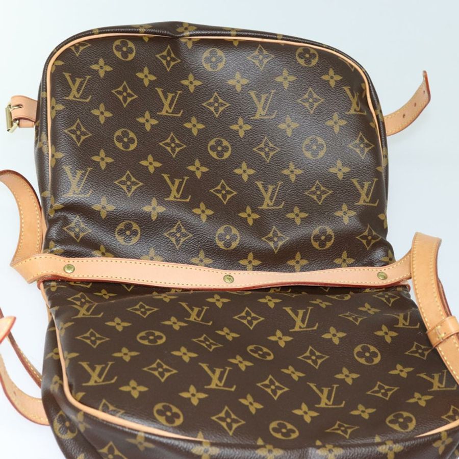 【日本直送】路易威登 Monogram Saumur 30 肩背包 M42256 LV Auth 80965V-20