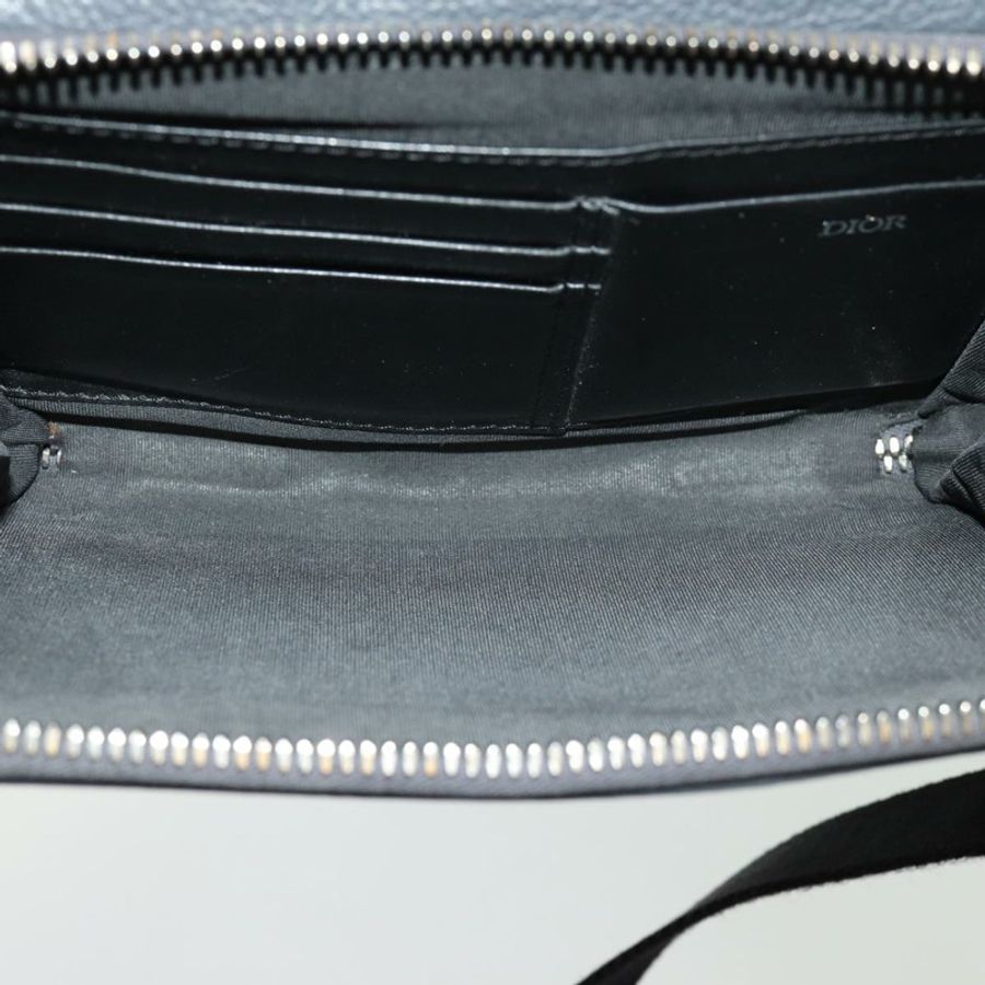 【日本直送】Christian Dior 灰色皮革肩背包,正品 70772M-11