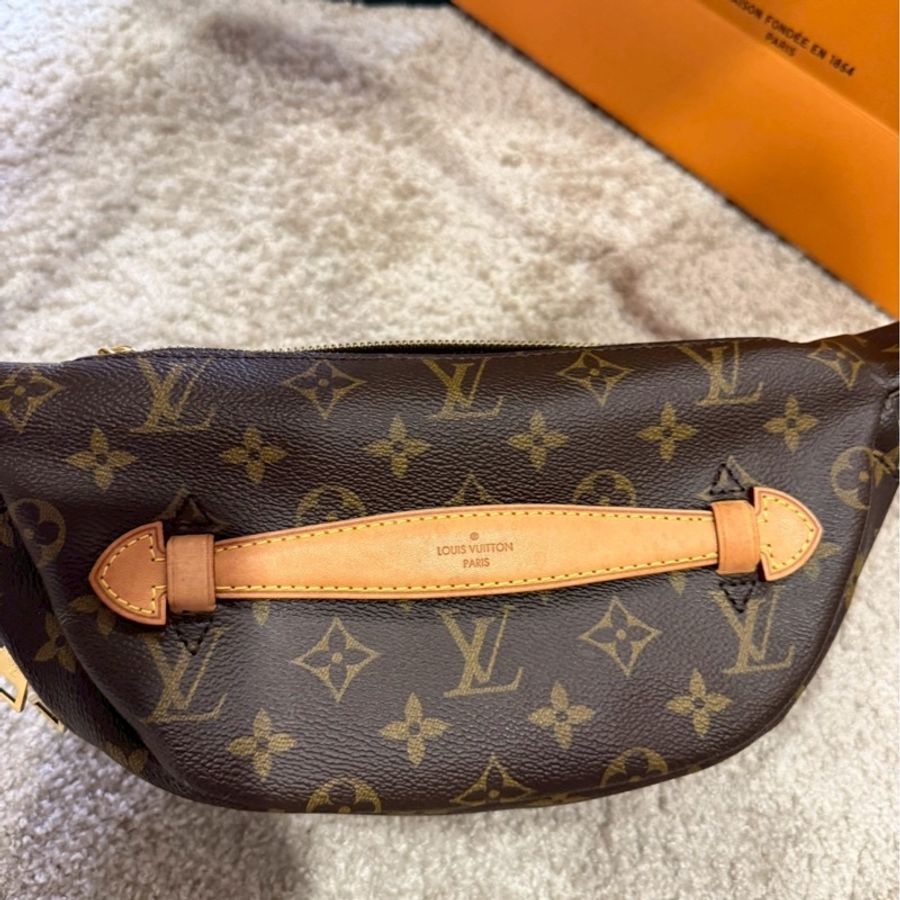 LOUIS VUITTON LV M43644 經典 Monogram 拉鍊腰包-28