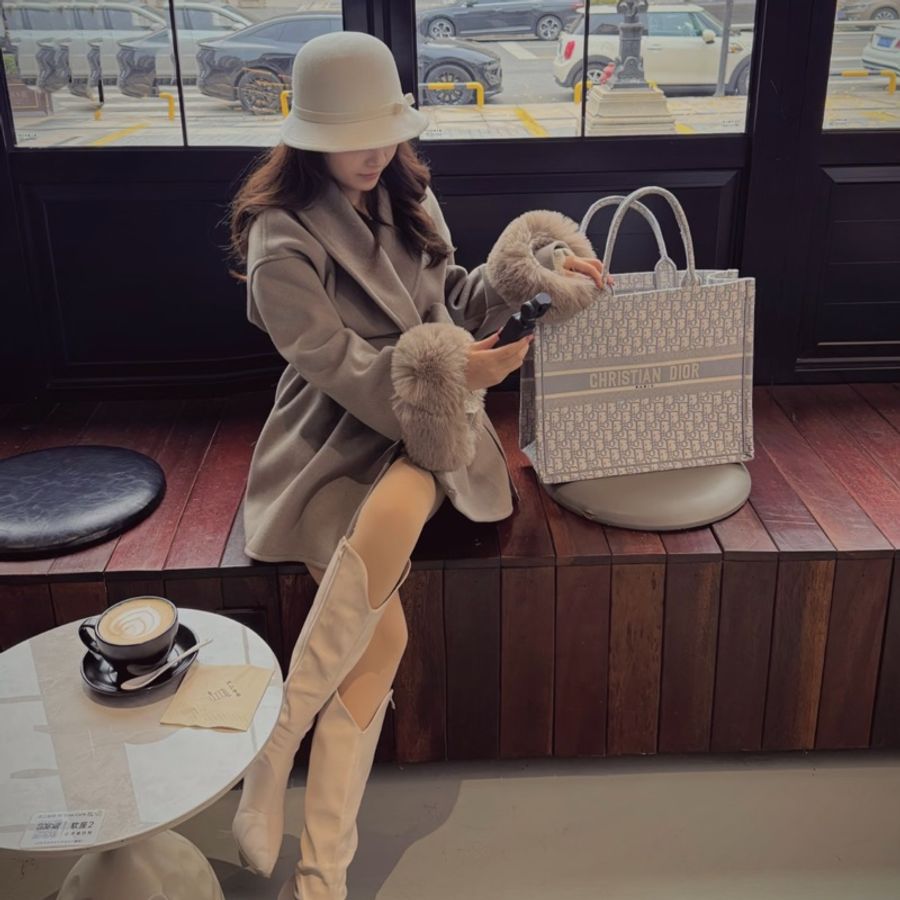 【97新✨ 全網最低價!】Dior Tote 老花 中號(下單前先詢問庫存❗️)-9