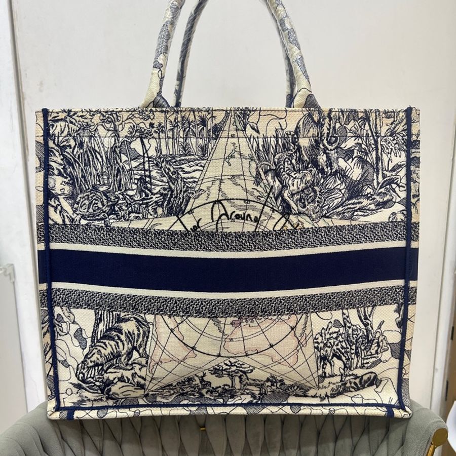 【95新✨ 全網最低價!】Dior Tote 老花 大號(下單前先詢問庫存❗️)-1