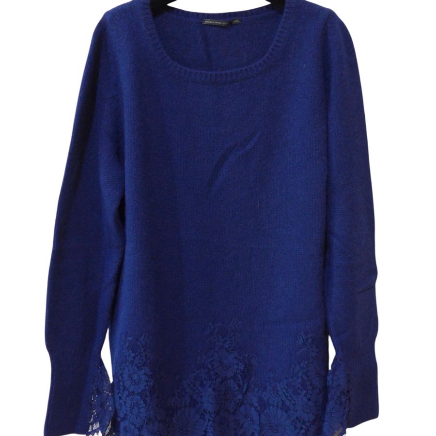 ERMANNO SCERVINO 深藍色藍色毛衣 IT44 原價49800-1