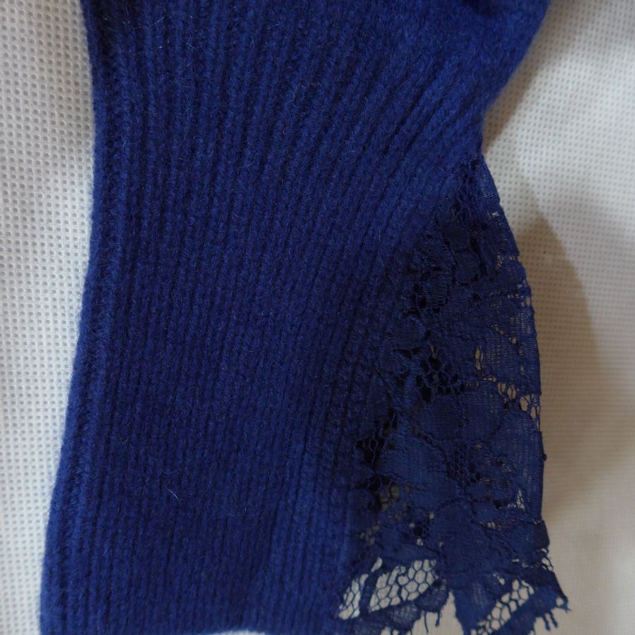 ERMANNO SCERVINO 深藍色藍色毛衣 IT44 原價49800-6