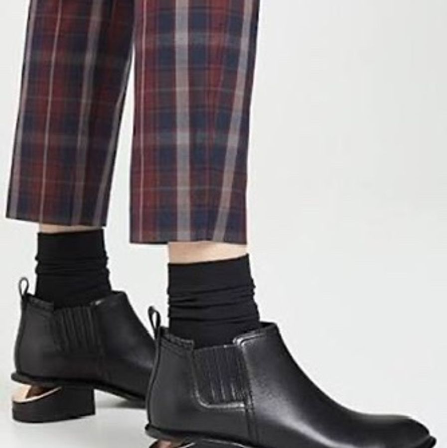 售出)Alexander wang Alexanderwang 斷根靴 踝靴-28