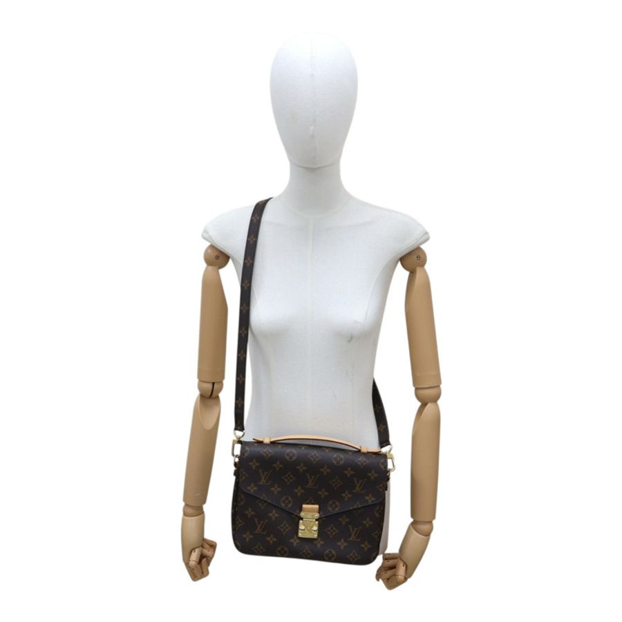 棕色 原花帆布 Pochette Metis 两用包【LOUIS VUITTON LV 路易威登】 M44875-11