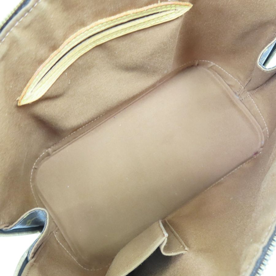 棕色 原花 帆布 Alma PM 手提包 (無鑰匙)【LOUIS VUITTON LV 路易威登】 M51130-4