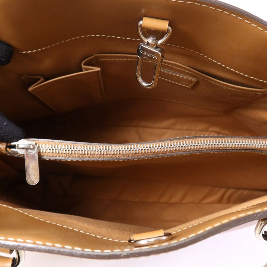 LOUIS VUITTON Epi Passy GM銀扣手挽袋-4
