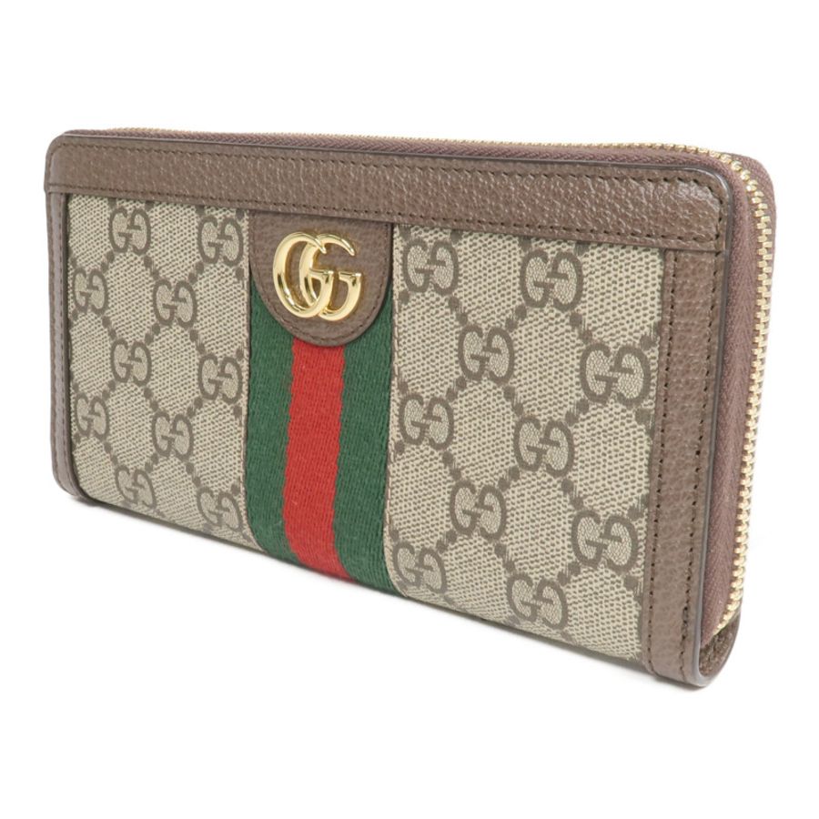 GUCCI 塗層帆布Ophidia GG Long Wallet金扣長錢包-2
