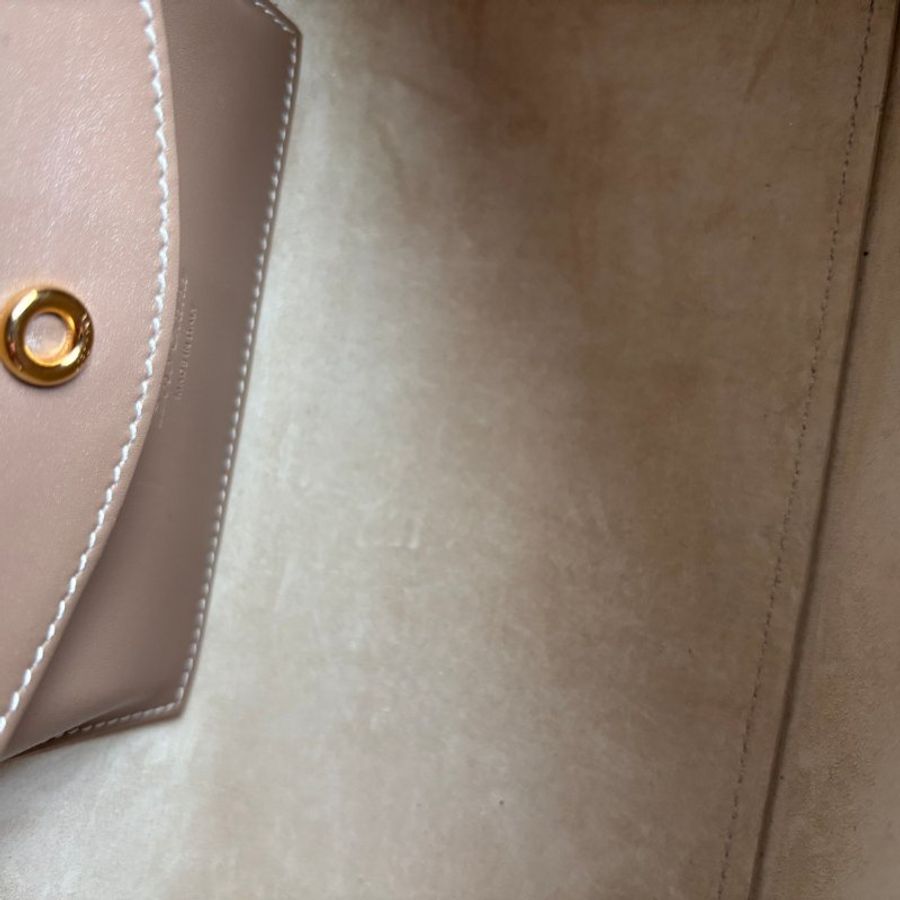 ::LORO PIANA:: EXTRA BAG L27 諾悠翩雅 卡其色風衣色光滑小牛皮 斜背包 肩背包-20
