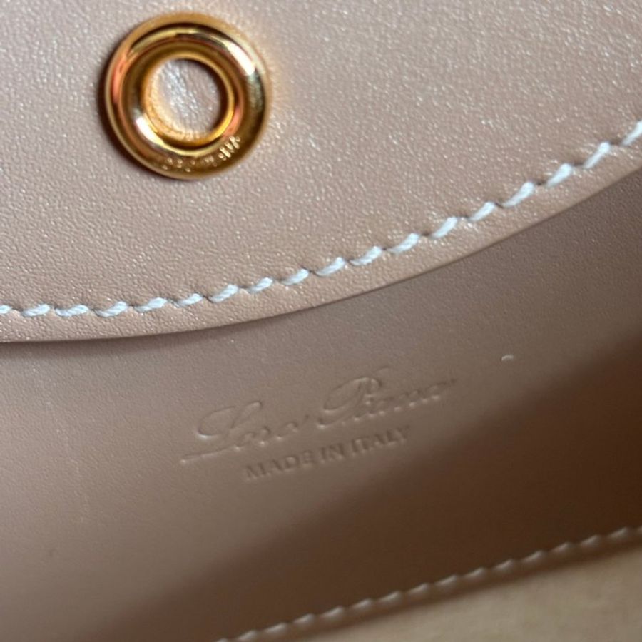 ::LORO PIANA:: EXTRA BAG L27 諾悠翩雅 卡其色風衣色光滑小牛皮 斜背包 肩背包-25