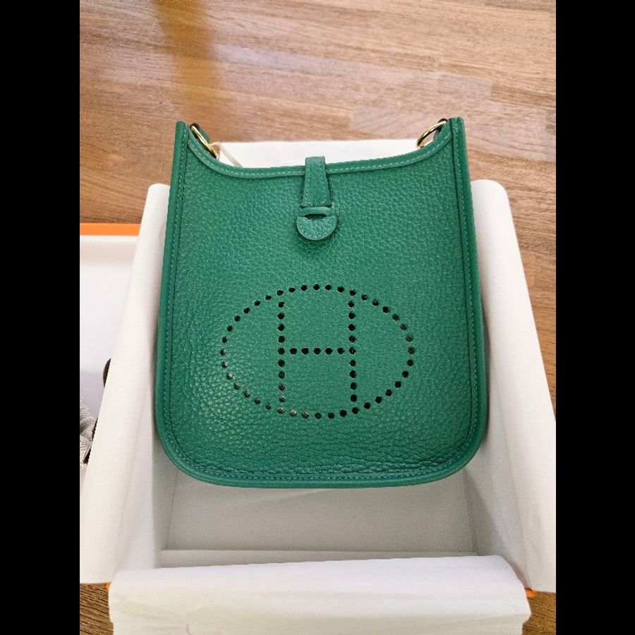 (全新品)愛馬仕mini evelyne-0