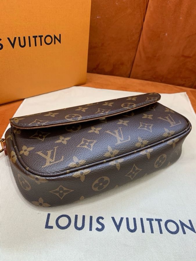 Louis Vuitton 路易威登 老花新款ivy woc腋下包 單肩斜挎鏈條包 芯片款 尺寸22×12×5cm 有塵袋-1
