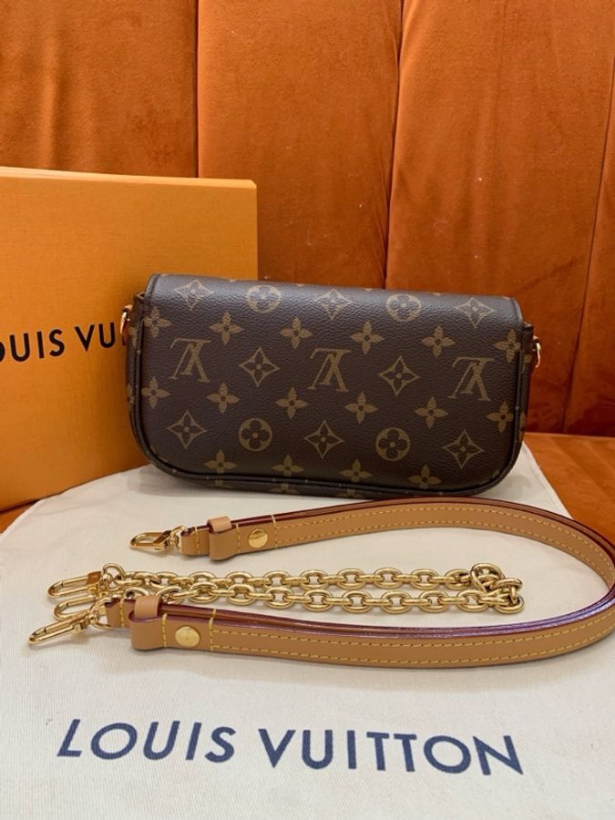 Louis Vuitton 路易威登 老花新款ivy woc腋下包 單肩斜挎鏈條包 芯片款 尺寸22×12×5cm 有塵袋-3
