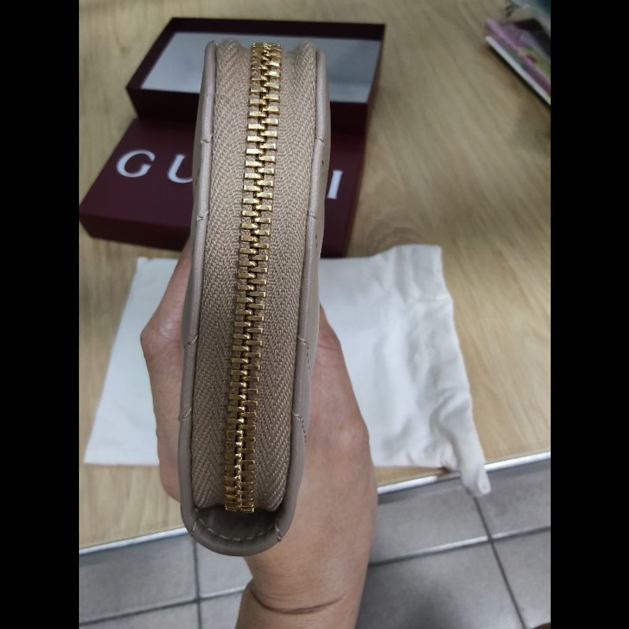 GUCCI-奶茶色長夾-用不到-不議價-3