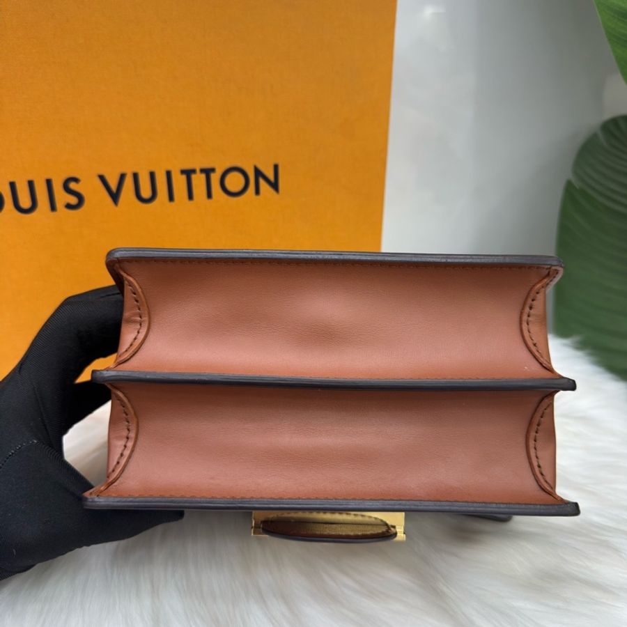 99新LV路易威登/Louis Vuitton達芙妮小號新款銅牌芯片款單肩斜挎包 23年-4