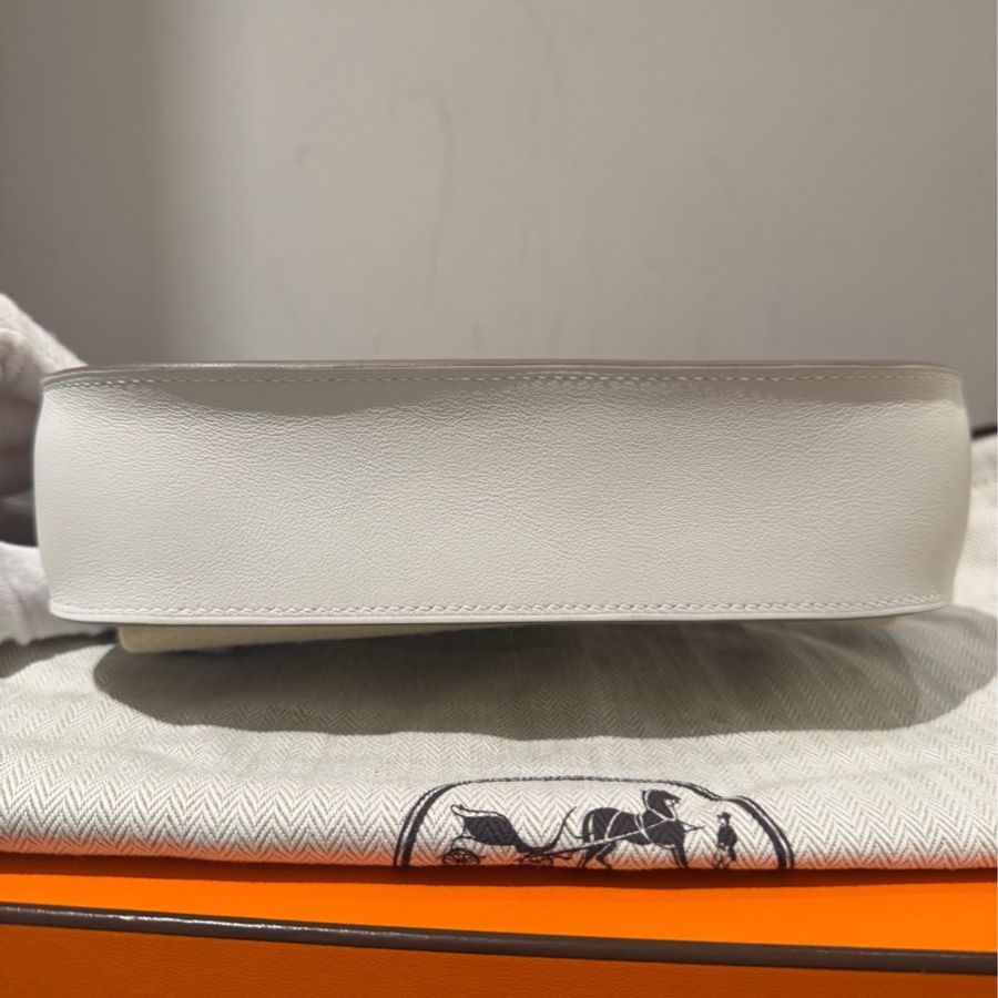 Hermes 愛馬仕 吉普賽 Jypsiere mini 淺灰色b刻 銀扣-5