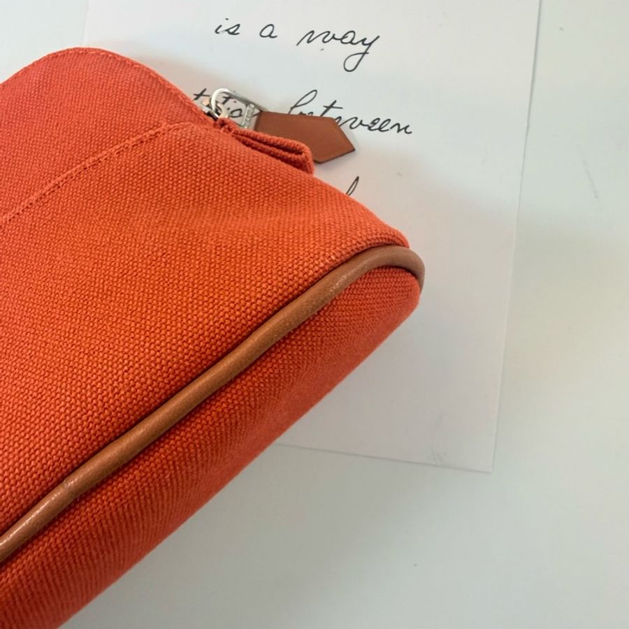 ✔️ Hermès 愛馬仕 mini Bolide 化妝包/手拿包/洗漱包-5