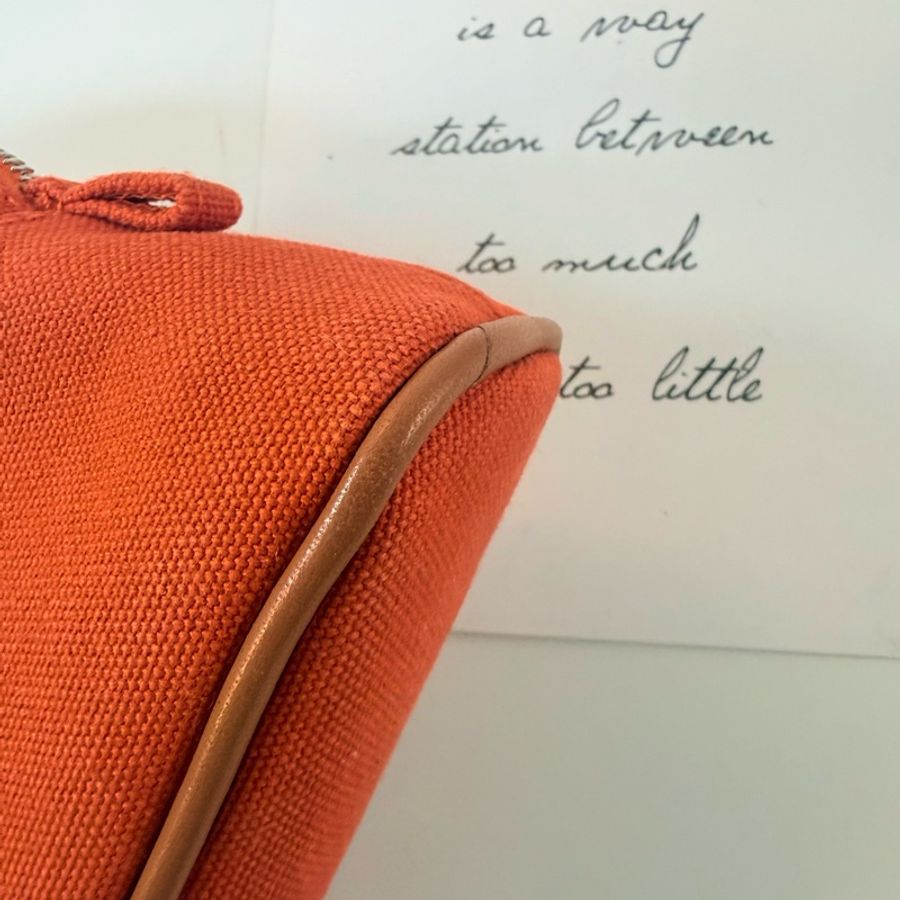 ✔️ Hermès 愛馬仕 mini Bolide 化妝包/手拿包/洗漱包-9
