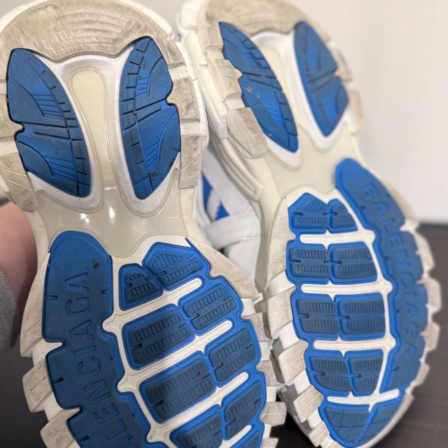 Balenciaga✨Track 3.0白藍色 Adidas聯名巴黎三葉草休閒鞋老爹鞋 #40-39