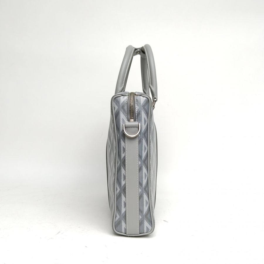 DIOR 灰色PVC銀扣2022Lingot公事包-1
