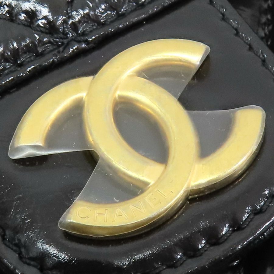 黑色牛皮 Wavy CC Hobo 鍊帶 肩背包 AS4323【CHANEL 香奈兒】 AS4323-15