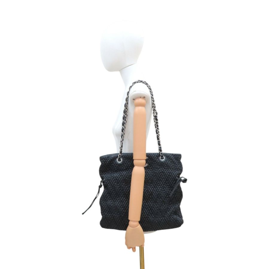黑色 羊皮 CC Lock BonBon Tote 肩背包【CHANEL 香奈兒】-11