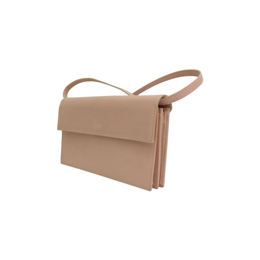 粉色牛皮 mini 肩背包【LOEWE 羅威】-2