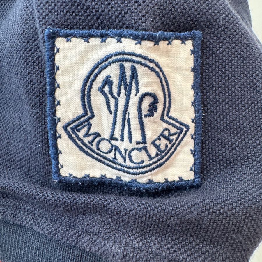 【赫蒂國際精品】Moncler 蒙口 海軍藍Polo 衫 vintage-5