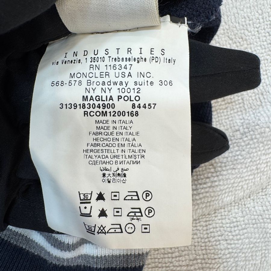 【赫蒂國際精品】Moncler 蒙口 海軍藍Polo 衫 vintage-12