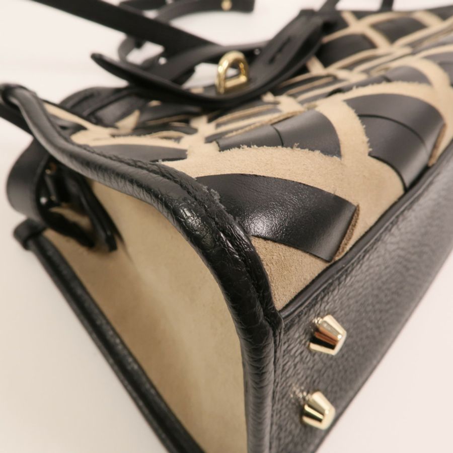 Furla 牛皮皮革Shoulder Bag金扣肩背袋-9