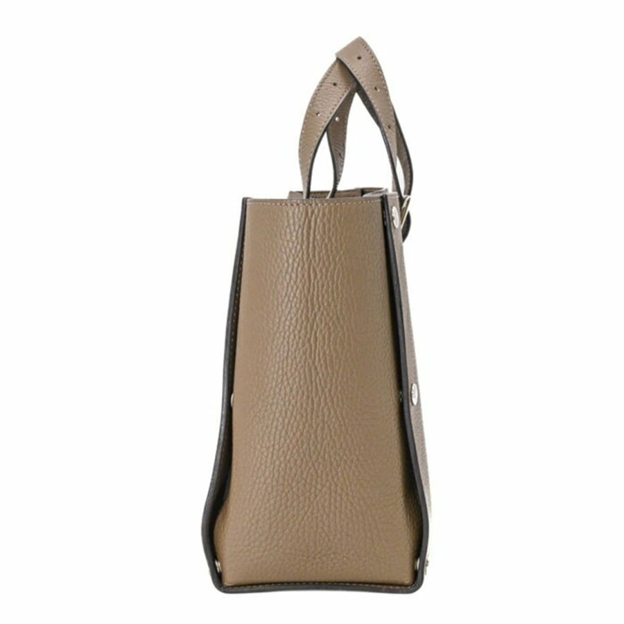 HERMES Sac Vello 手提包,Taurillon Clemence 皮革,女士,Etoupe-4