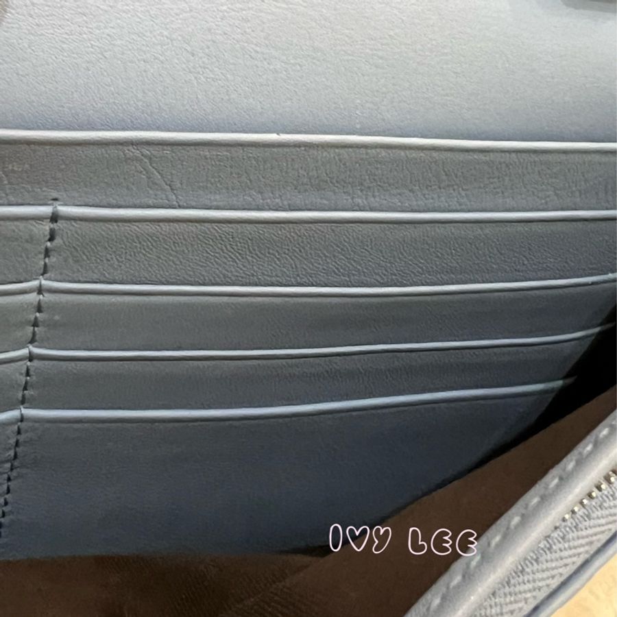 GUCCI 古馳 466507 經典Guccissima系列雙G壓紋LOGO牛皮肩背 水藍 斜背包 正品 二手精品-8