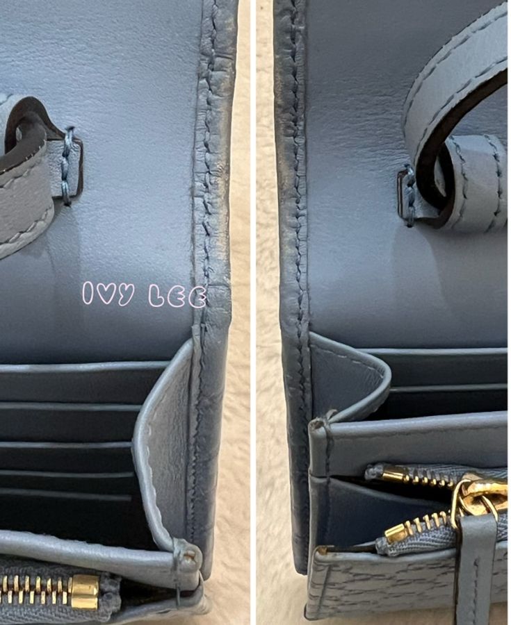 GUCCI 古馳 466507 經典Guccissima系列雙G壓紋LOGO牛皮肩背 水藍 斜背包 正品 二手精品-16