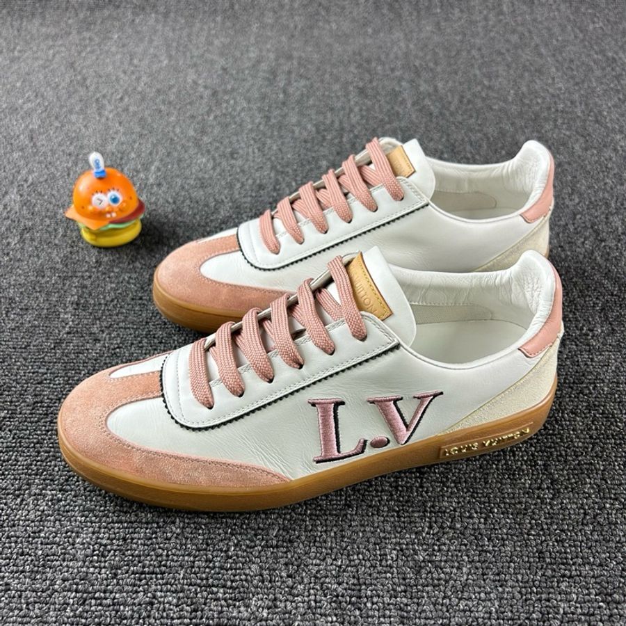 99新 LV Louis Vuitton路易威登粉色德訓鞋 尺碼38-0