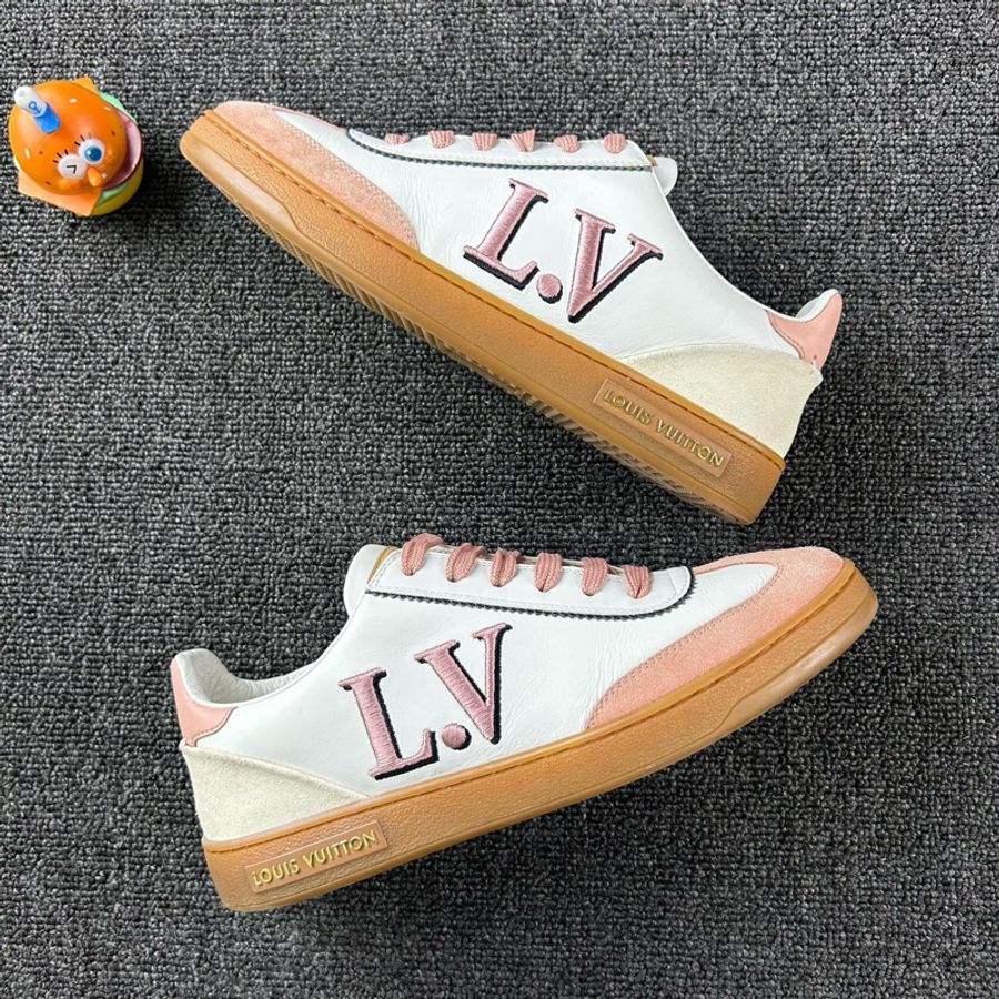 99新 LV Louis Vuitton路易威登粉色德訓鞋 尺碼38-3