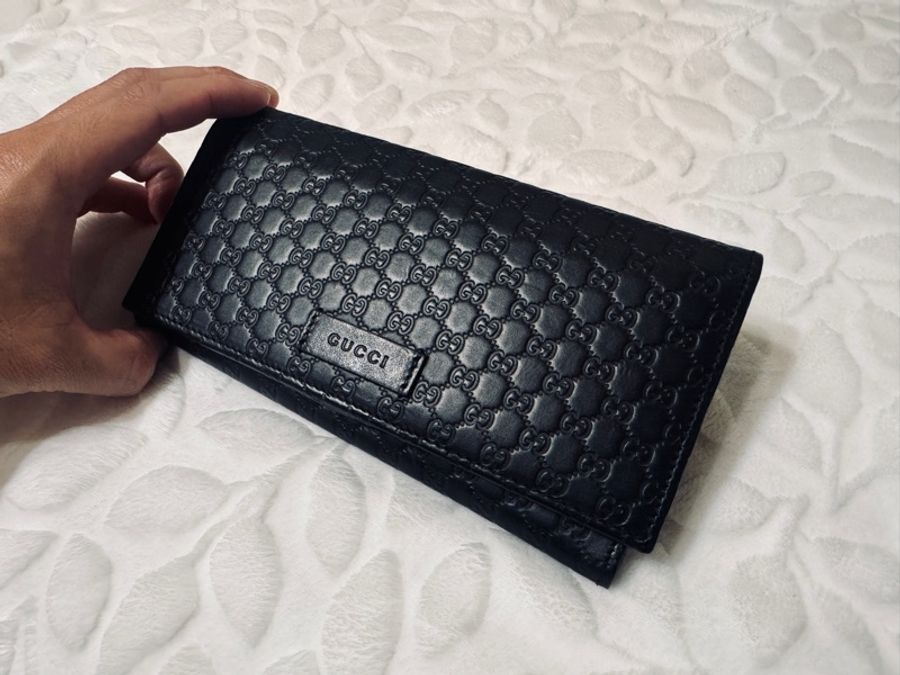Gucci 黑色長夾-5