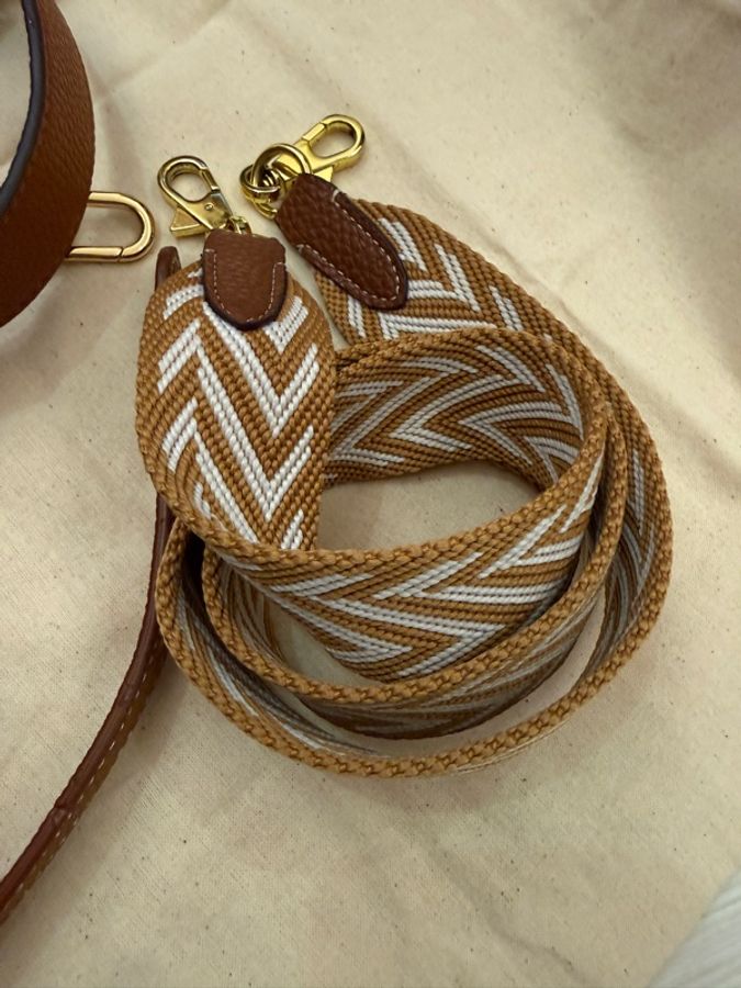 (賠售)Hermes 經典系列 mini evenly 金棕金扣色-10