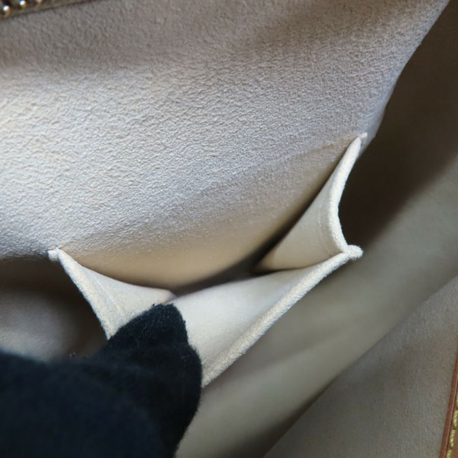 棕色 原花帆布 Looping MM 肩背包 M51146【LOUIS VUITTON LV 路易威登】 M51146-6