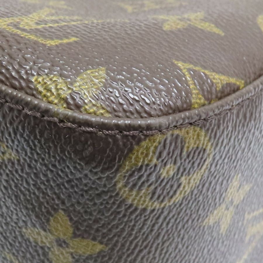 棕色 原花帆布 Looping MM 肩背包 M51146【LOUIS VUITTON LV 路易威登】 M51146-10