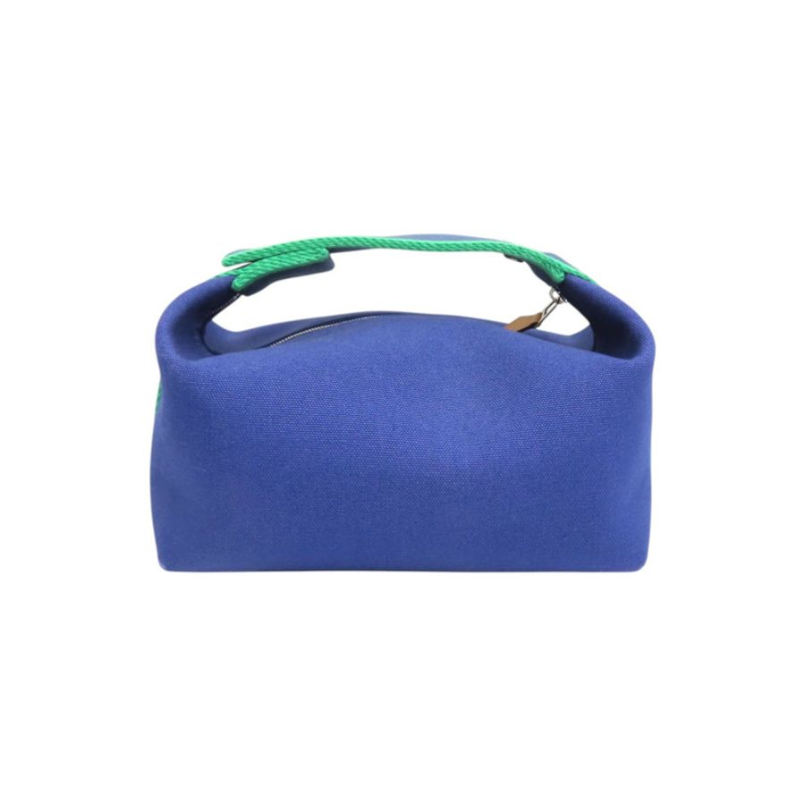 藍色帆布 Bride-a-Brac 化妝 手拿包 H104222M【HERMES 愛馬仕】 H104222M-1