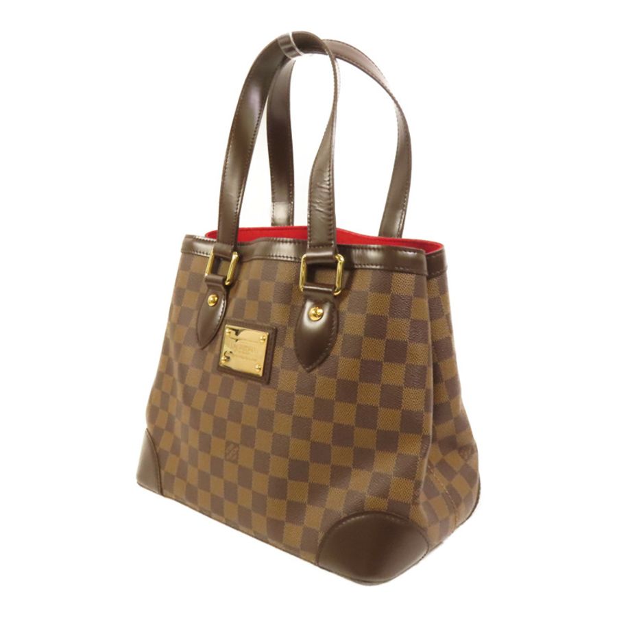 LOUIS VUITTON Damier Hampstead PM金扣手挽袋-2